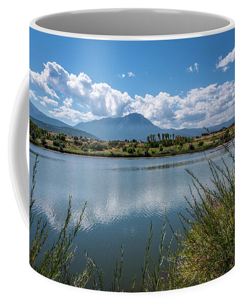 Colorado Coffee Mug featuring the photograph Wahatoya Lake La Veta Colorado by Debra Martz