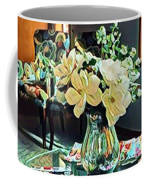 Windows Coffee Mug featuring the photograph Waiting by Juliette Becker