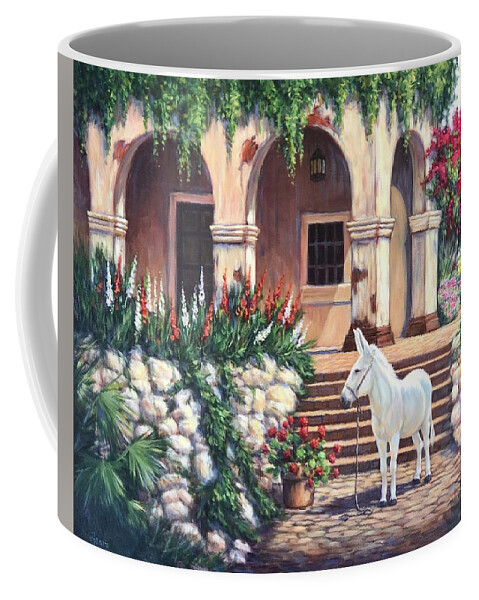 Mission Coffee Mug featuring the painting Waiting on the Father by Vickie Fears