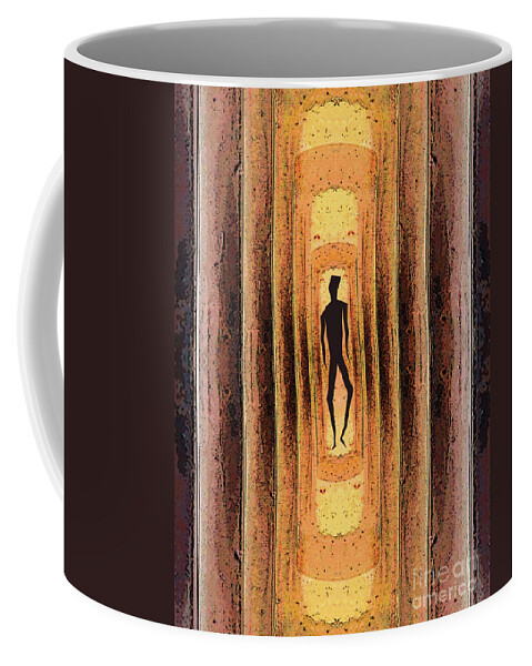 Sun Coffee Mug featuring the digital art Walking On The Sun by Phil Perkins