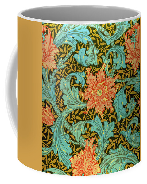 Wallpaper Design, Single Stem Coffee Mug by William Morris - Pixels