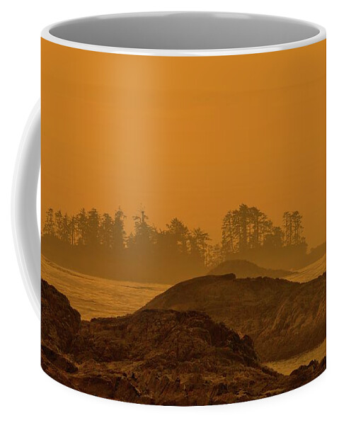 Tofino Coffee Mug featuring the photograph Warm Glow by CR Courson