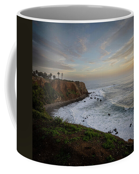Point Vicente Coffee Mug featuring the photograph Warm South Coast Sunset by Matt MacMillan