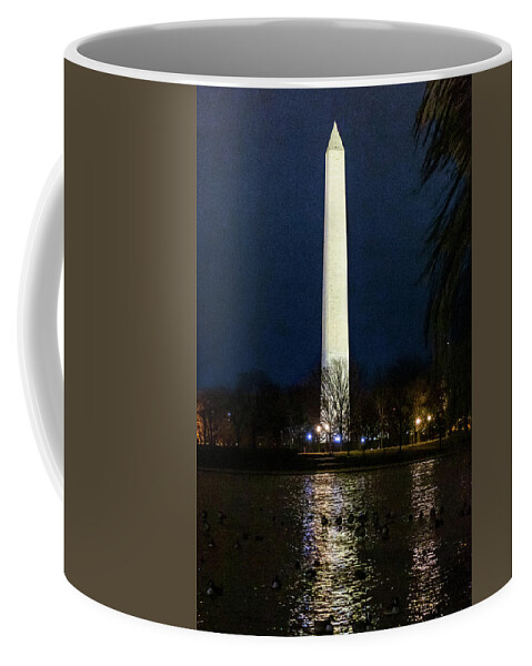 Washington D.c. Coffee Mug featuring the digital art Washington Monument by SnapHappy Photos