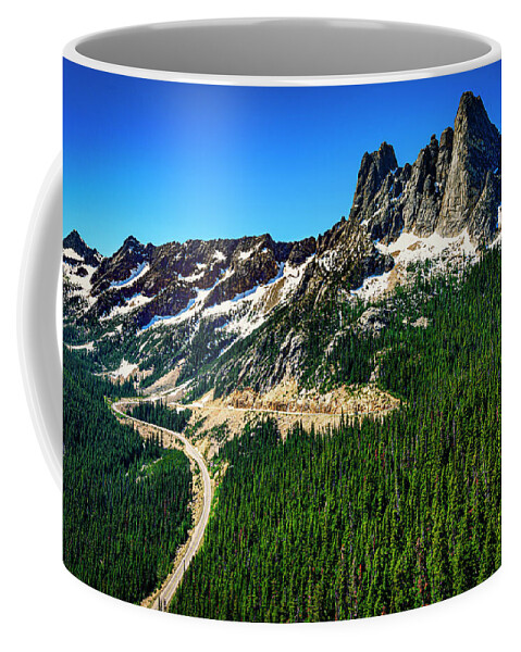 © 2021 Lou Novick All Rights Reversed Coffee Mug featuring the photograph Washintgon Pass by Lou Novick