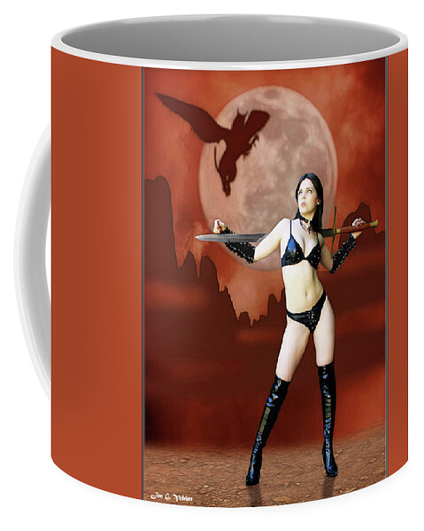 Rebel Coffee Mug featuring the photograph Waste Land Amazon by Jon Volden