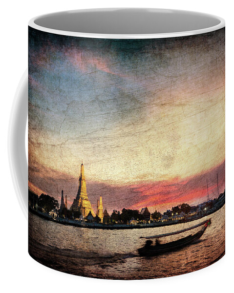 Thailand Coffee Mug featuring the photograph Wat Arun by Mark Gomez
