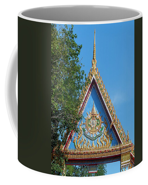 Scenic Coffee Mug featuring the photograph Wat Bung Temple Gate DTHNR0221 by Gerry Gantt