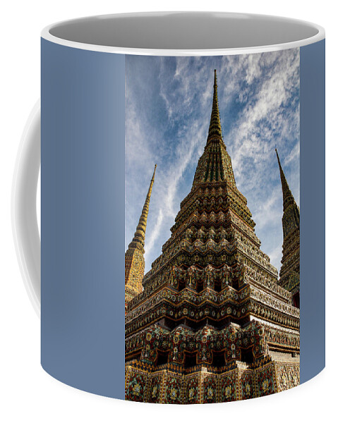Wat Coffee Mug featuring the photograph Like A Prayer - Wat Pho. Bangkok, Thailand by Earth And Spirit
