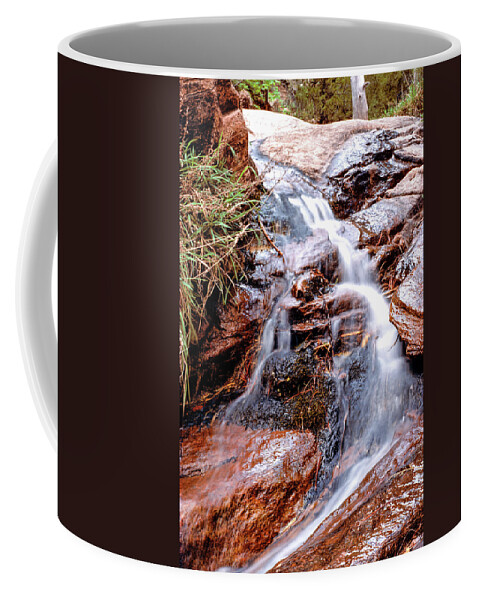 Waterfall Coffee Mug featuring the photograph Water Flow by Randy Bradley