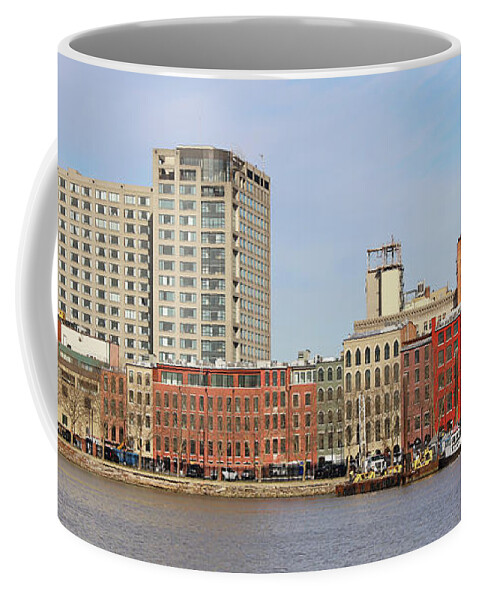 Water Street Coffee Mug featuring the photograph Water Street Downtown Toledo 5210 by Jack Schultz