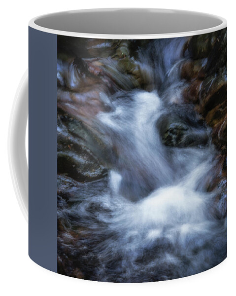 Water Swirl Coffee Mug featuring the photograph Water swirl, Lagunitas Creek by Donald Kinney