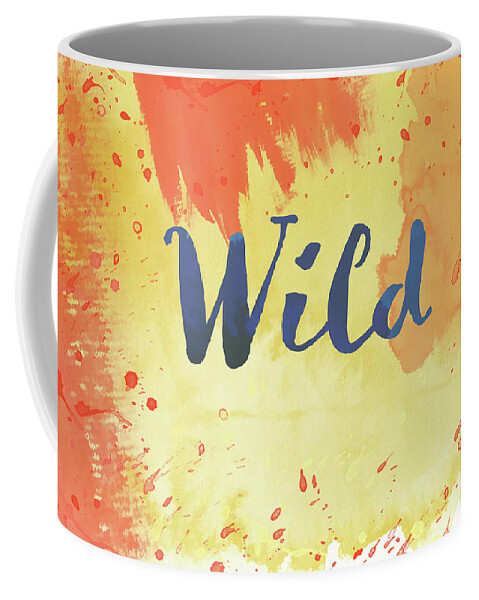 Bright Coffee Mug featuring the digital art Watercolor Art Wild by Amelia Pearn