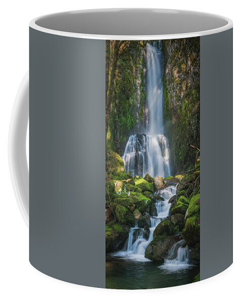 Coast Coffee Mug featuring the photograph Waterfall C 1x2 by Ryan Weddle