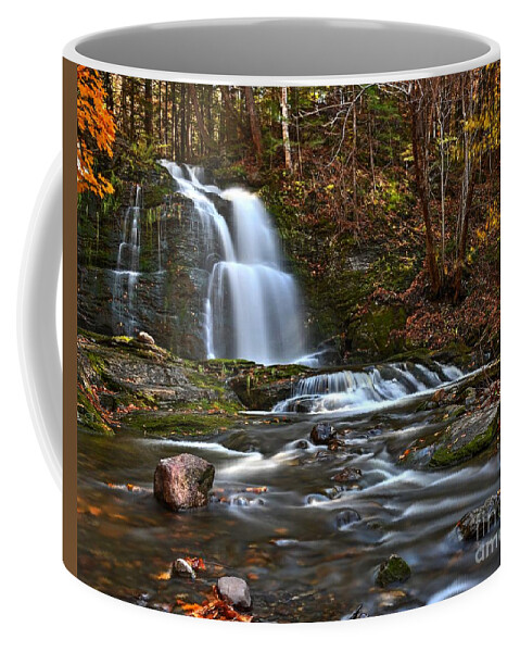 Bittersweet Falls Coffee Mug featuring the photograph Waterfalls in Vermont by Steve Brown