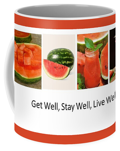 Watermelon Coffee Mug featuring the photograph Watermelon Smoothies by Nancy Ayanna Wyatt