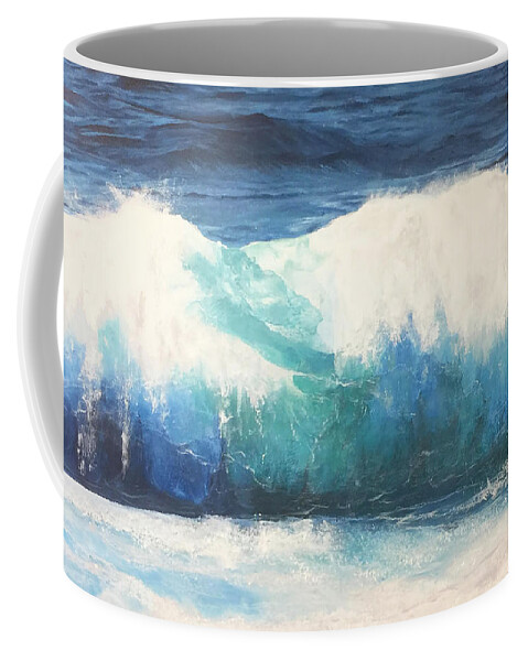 Water Coffee Mug featuring the painting Waters Under the Heavens by Linda Bailey