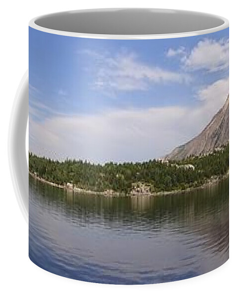 Waterton Coffee Mug featuring the photograph Waterton panorama 2 by Lisa Mutch