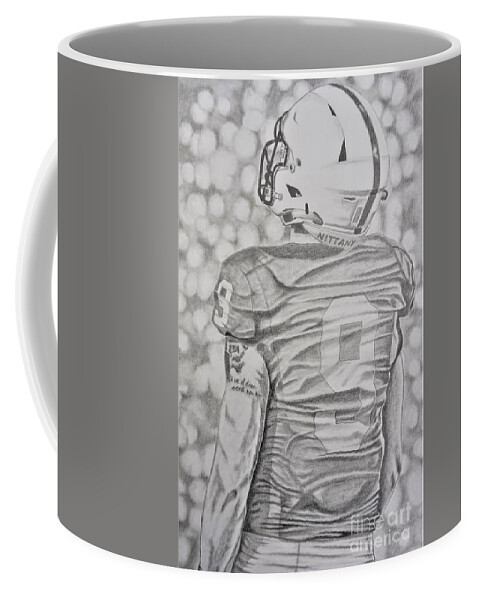 Penn State Coffee Mug featuring the drawing We Are by Chris Naggy