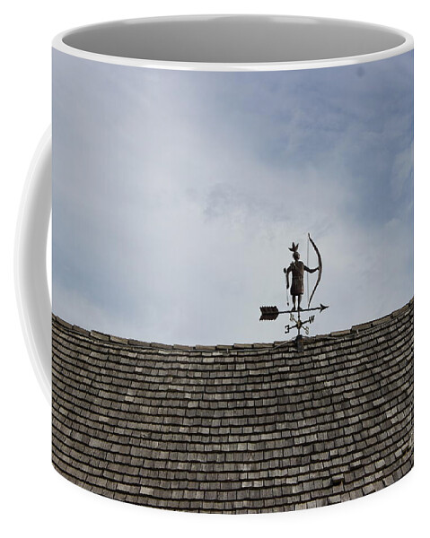 Coffee Mug featuring the photograph Weather vane by Annamaria Frost