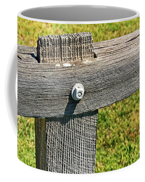 Timber Coffee Mug featuring the photograph Weathered Fence by David Desautel