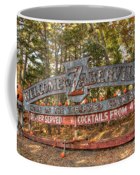 Restaurant Coffee Mug featuring the photograph Welcome To Zaberville by Kristia Adams
