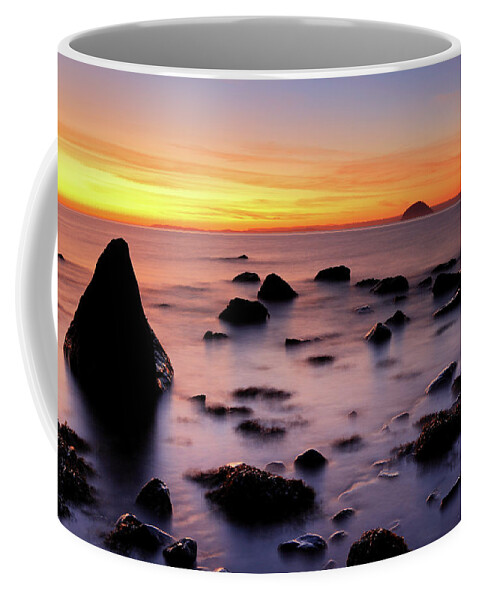 Sunset Coffee Mug featuring the photograph West coast Sunset by Grant Glendinning