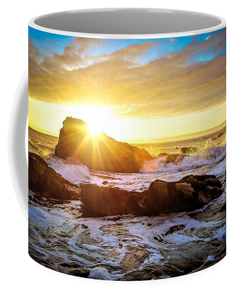 Pacific Coffee Mug featuring the photograph West Coast Sunset by Susan Hope Finley