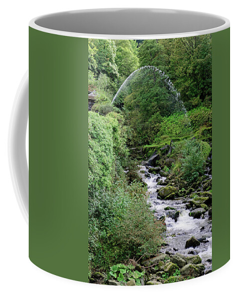 Bright Coffee Mug featuring the photograph West Lyn River Cascade, Lynmouth by Rod Johnson
