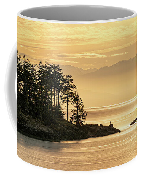 Sunset Coffee Mug featuring the photograph West Point Lovers by Gary Skiff