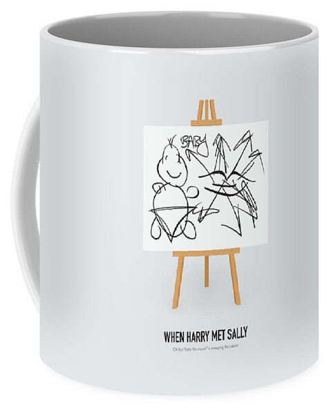 Movie Poster Coffee Mug featuring the digital art When Harry Met Sally - Alternative Movie Poster by Movie Poster Boy