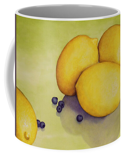 Kim Mcclinton Coffee Mug featuring the painting When Life Gives You Lemons by Kim McClinton