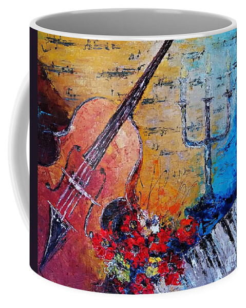 Music Coffee Mug featuring the photograph When Music Speaks by Amalia Suruceanu