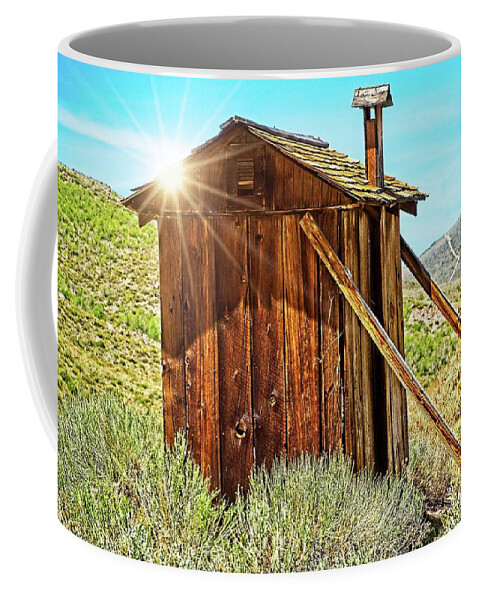 Abandoned Coffee Mug featuring the photograph When You Gotta Go by David Desautel