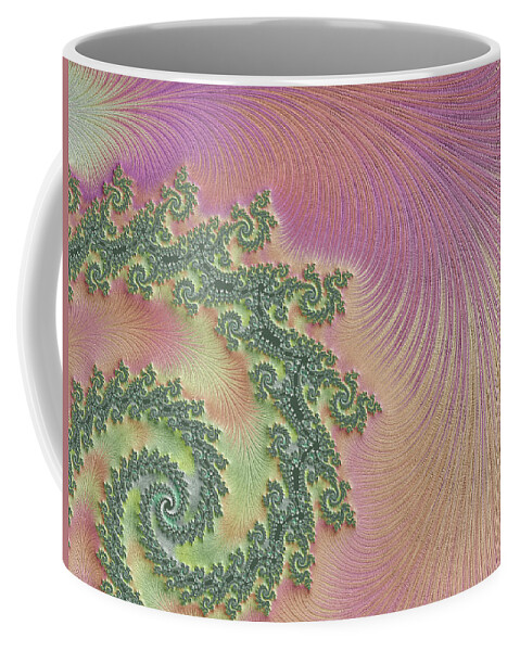 Abstract Coffee Mug featuring the digital art Whirlgig by Manpreet Sokhi
