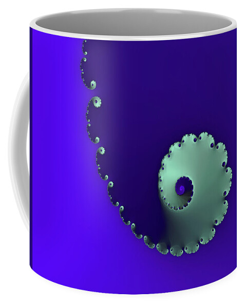 Abstract Coffee Mug featuring the digital art Whirlpool by Manpreet Sokhi