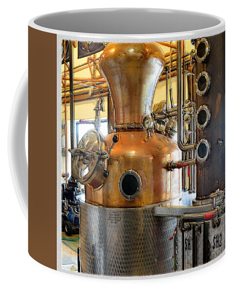 Vat Coffee Mug featuring the photograph Whiskey Distillery #1 by Kae Cheatham