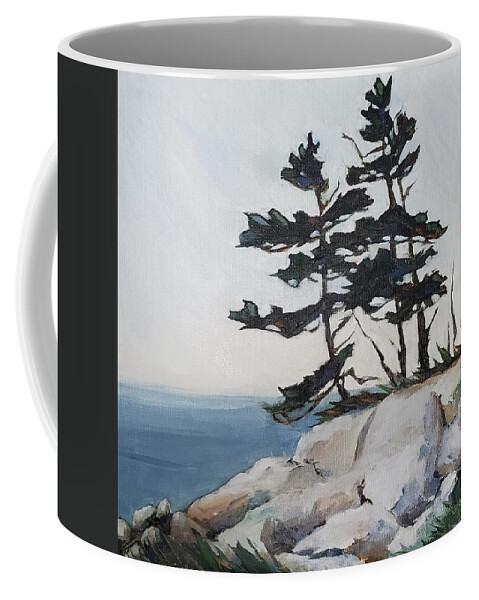 Landscape Coffee Mug featuring the painting Whispers by Sheila Romard