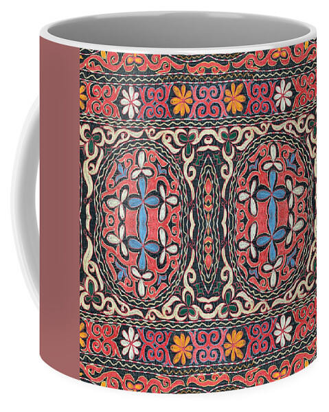 Colors Coffee Mug featuring the photograph White Flowers Textile Art by Munir Alawi
