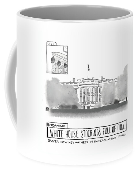 White House Stockings Coffee Mug