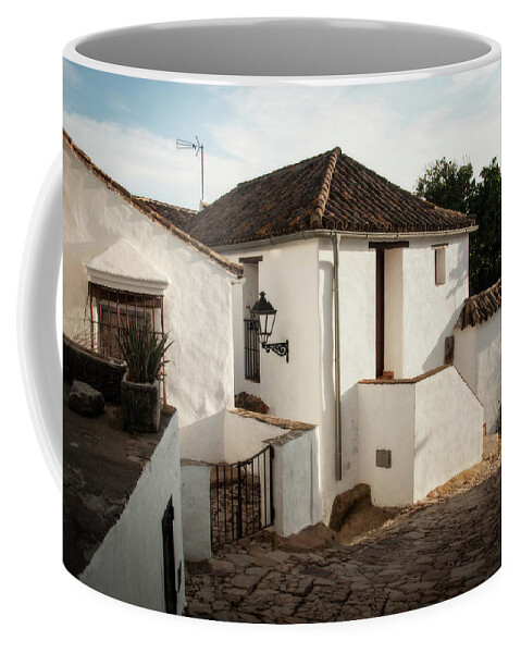 Spain Coffee Mug featuring the photograph White washed village of Andalucia by Naomi Maya
