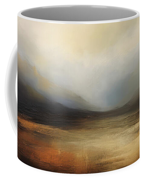 Wide Open Spaces Coffee Mug featuring the painting Wide Open Spaces Desert Dreams 6 by Jai Johnson