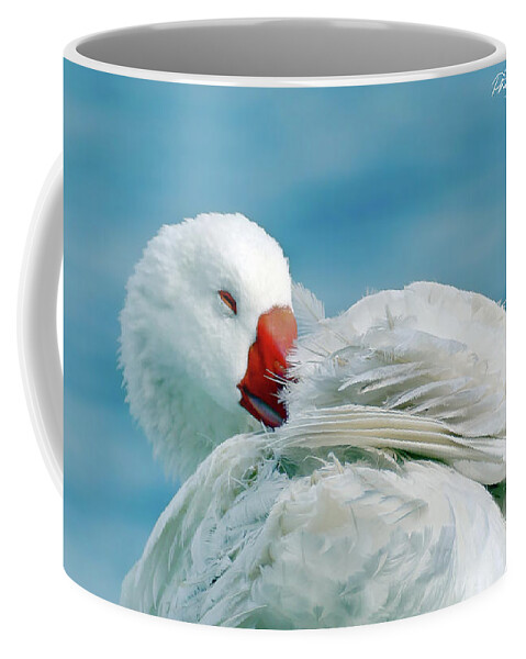 Wild Geese Coffee Mug featuring the digital art Wild Geese 21 by Kevin Chippindall