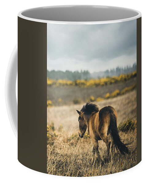 Photographs Coffee Mug featuring the photograph Wild - Horse Art by Lisa Saint
