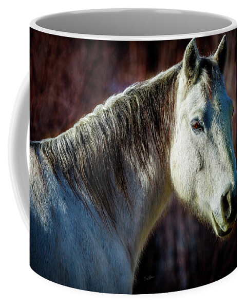 Horse Coffee Mug featuring the photograph Wild Horse No. 1 by Craig J Satterlee