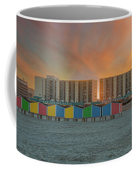 Wildwood Coffee Mug featuring the photograph Wildwood Sunset by Kristia Adams