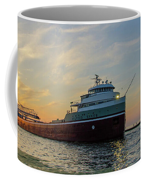 Christopher List Coffee Mug featuring the photograph Wilfred Sykes at Sunset by Gales Of November