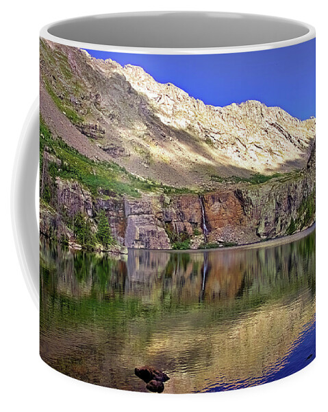 Willow Lake Coffee Mug featuring the photograph Willow Lake by Bob Falcone