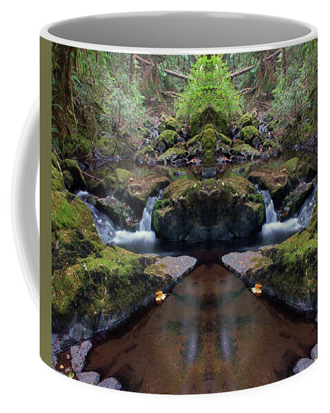 Nature Coffee Mug featuring the photograph Wilson Creek Paradise Mirror #1 by Ben Upham III