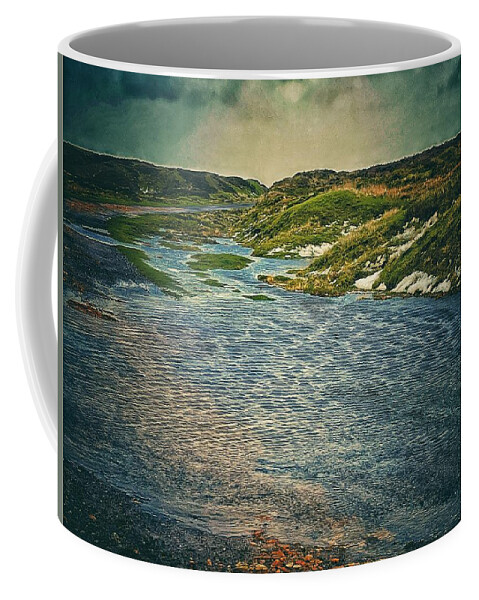 North Yorkshire Moors Coffee Mug featuring the photograph Wind and Water by Mark Egerton